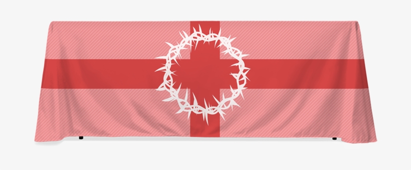 Tt133 Striped Crown Of Thorns Red - Placemat, transparent png download