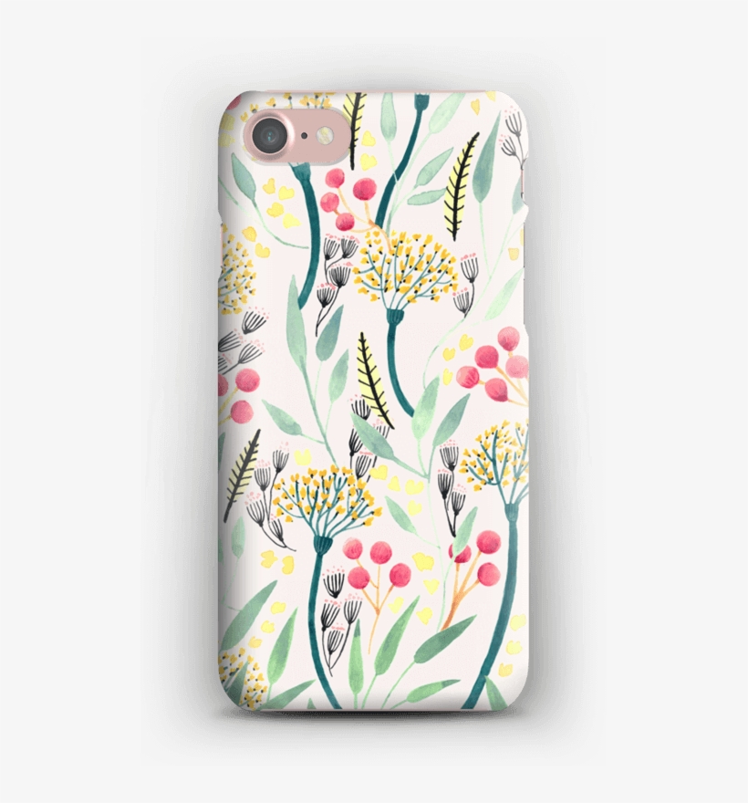 Summer Floral Pattern Case Iphone - Mobile Phone Case, transparent png download