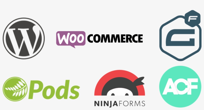 Works Great With - Wordpress Icon, transparent png download