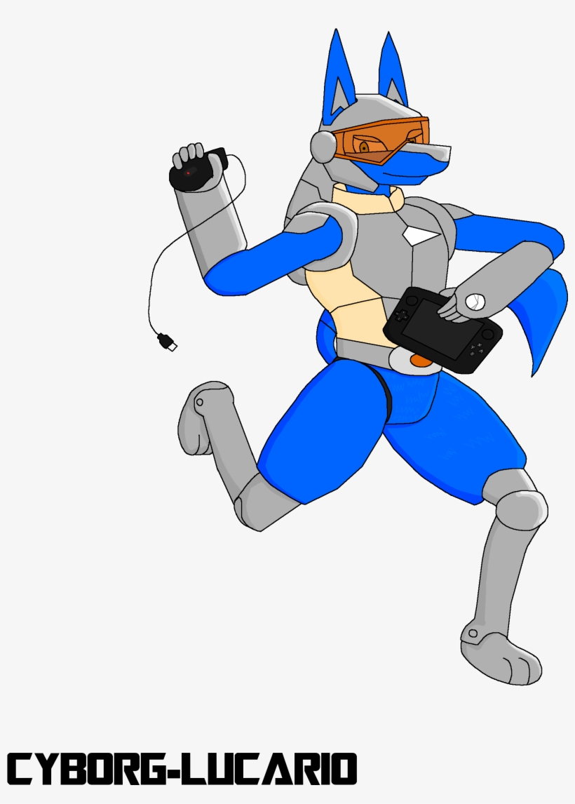 Cyborg-lucario - Cyborg Anthro, transparent png download