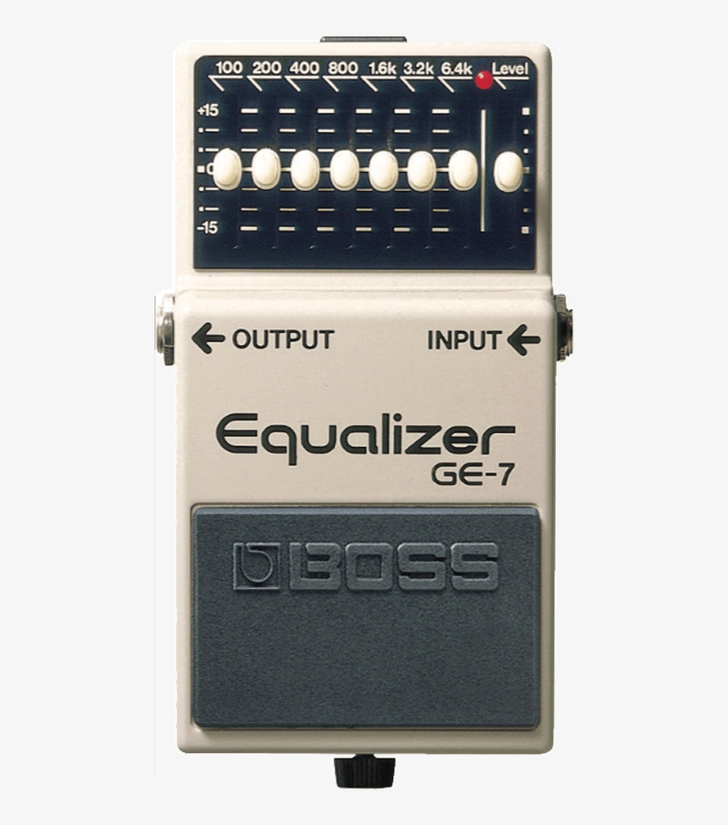 Boss Ge 7 7 Band Eq Pedal - Boss Ge-7 7-band Eq Pedal Ge-7(t), transparent png download