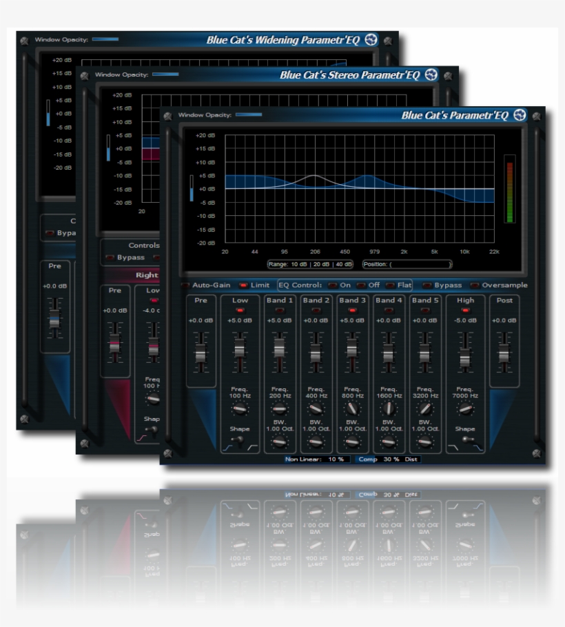 Blue Cat's Parametr'eq Pack - Blue Cat's Parametr Eq, transparent png download