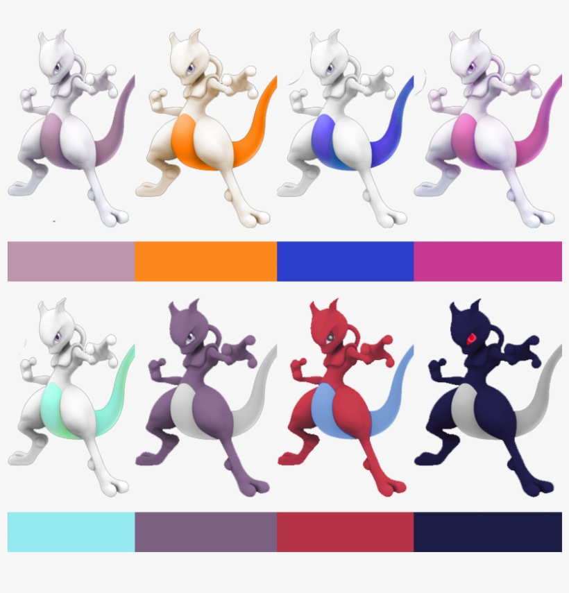 Mewtwoswapsssbv - Color, transparent png download