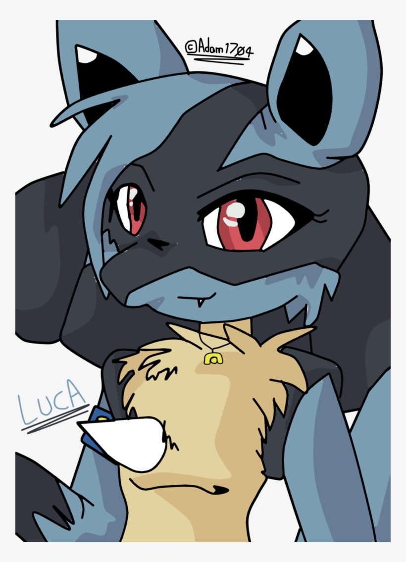 Female Lucario Cute - Pokemon Female Lucario Lucario Cute, transparent png download