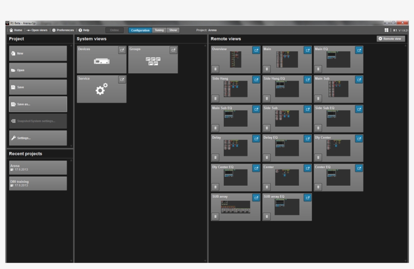 R1 Remote Control - D&b Audiotechnik, transparent png download