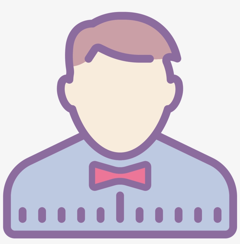 It Is The Drawing Of An Enclosed Outline Of The Front - Businessman Icon, transparent png download