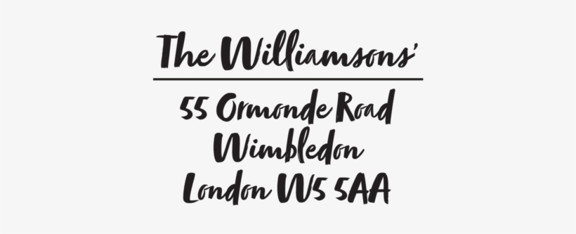 Simple Address Stamp - 36 Questions That Changed My Mind About You, transparent png download