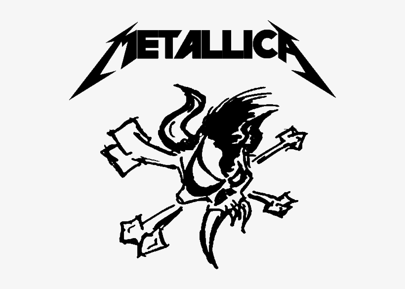 Metallicalogo - Metallica Para Colorear, transparent png download