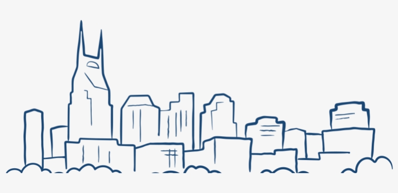Png Royalty Free Library Ourclipart Pin - Nashville Skyline Clipart, transparent png download