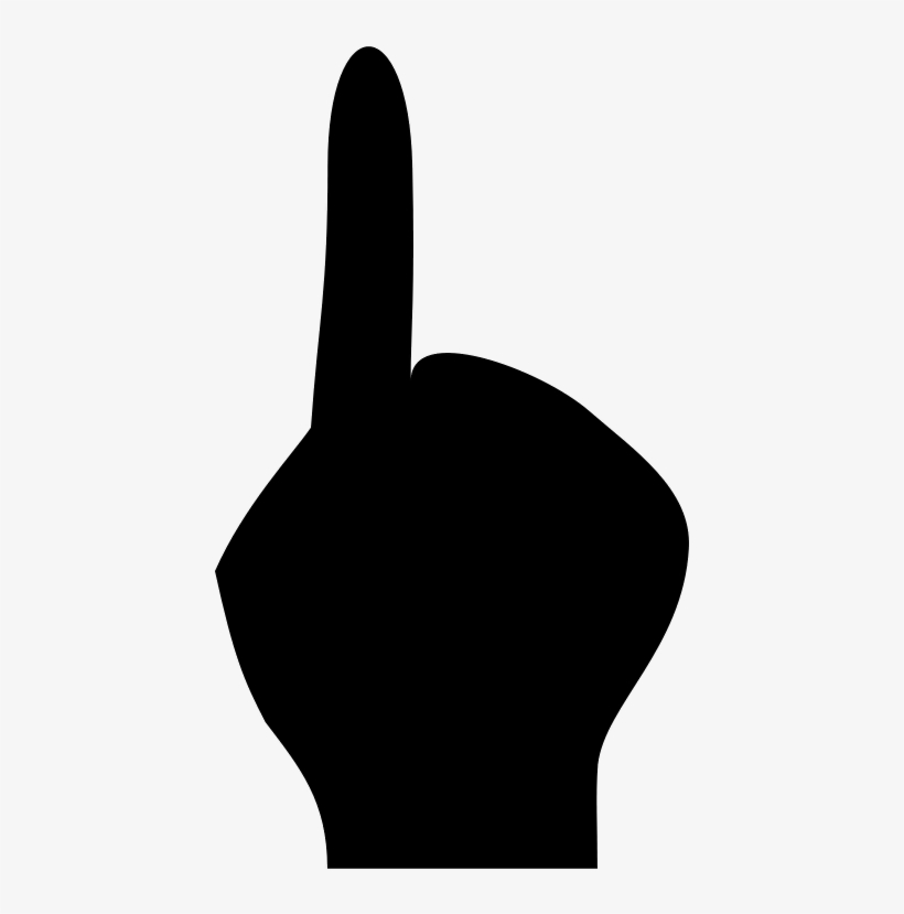 Finger - Silhouette, transparent png download