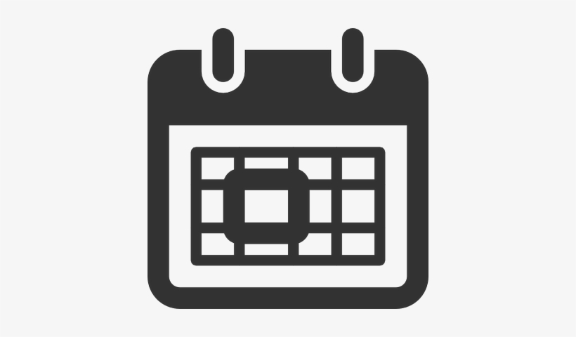 Calendar Icon Png Black, transparent png download