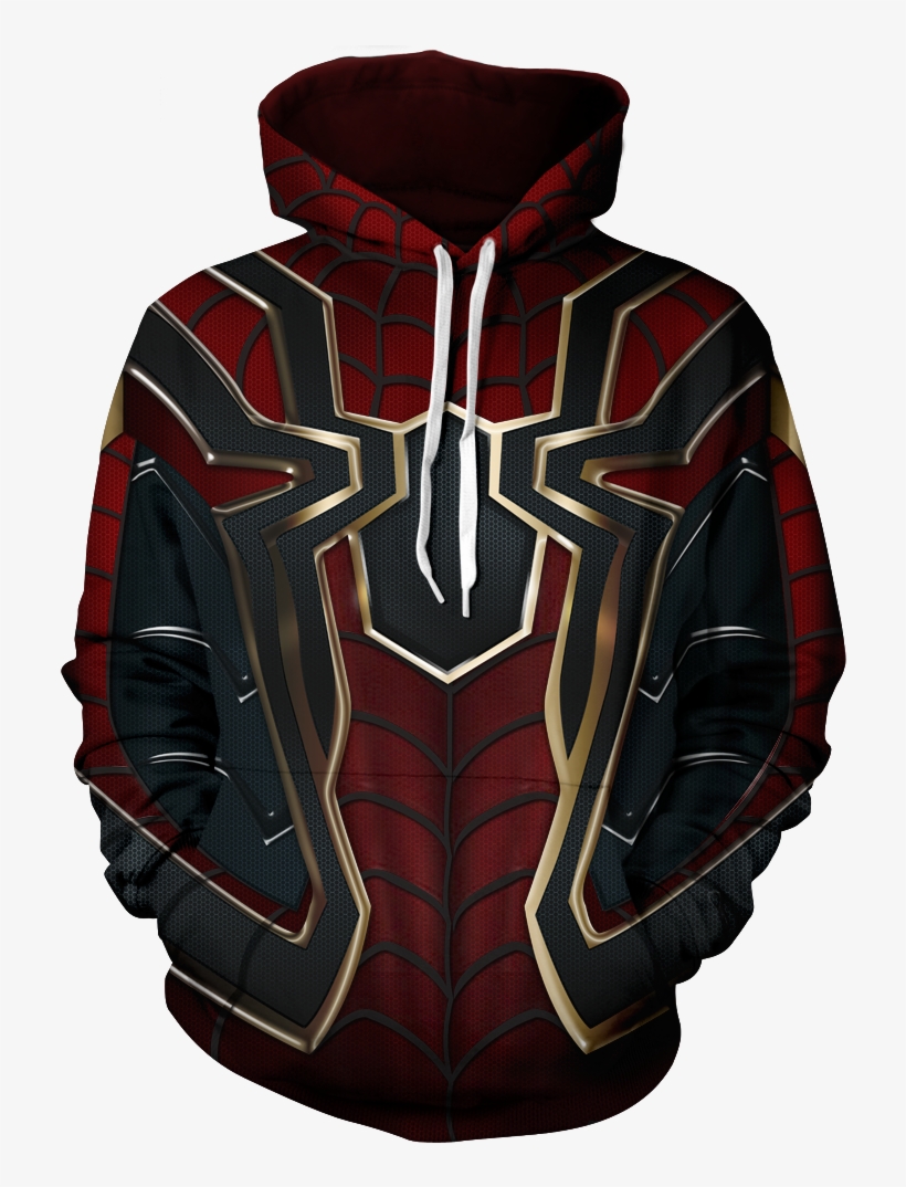 Exclusive Limited Edition Spiderman - Iron Spider Hoodie, transparent png download