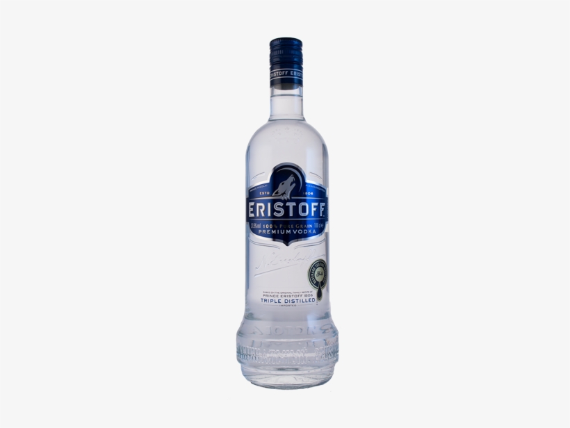 Vodka Eristoff Premium 1 L - Eristoff Vodka, transparent png download