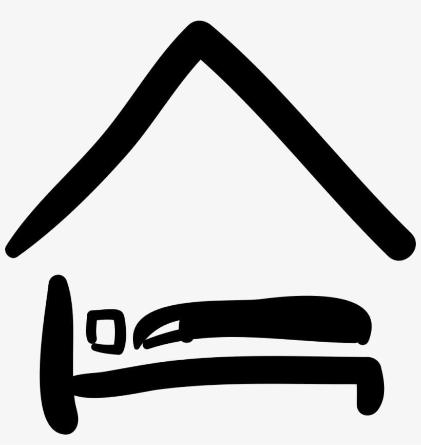 Person Laying On Hand Drawn Hotel Bed Comments - Hotel, transparent png download