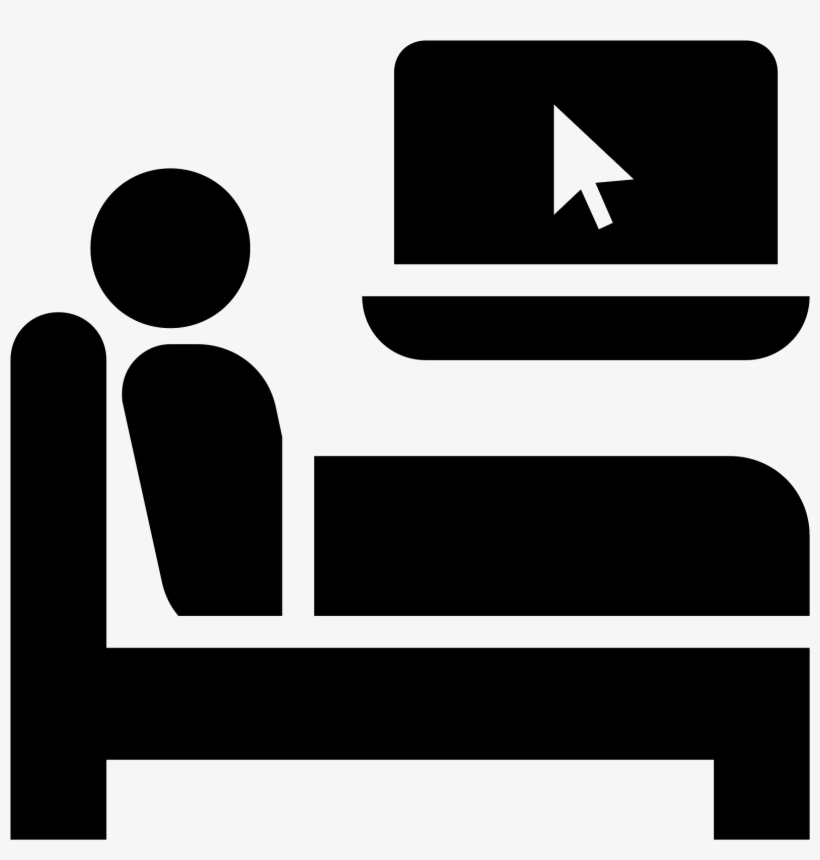 This Is A Picture Of A Person Laying In A Bed - Bed, transparent png download