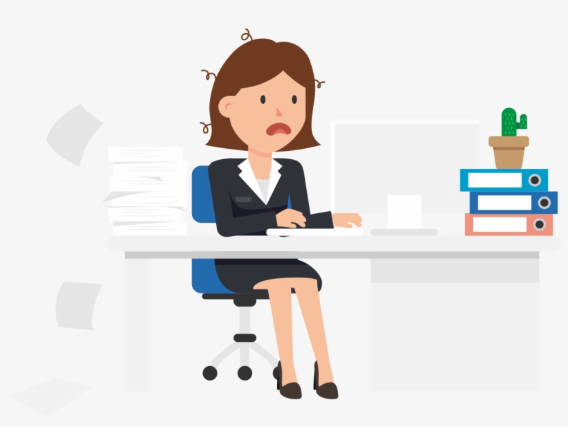 Open - Woman Working Png, transparent png download