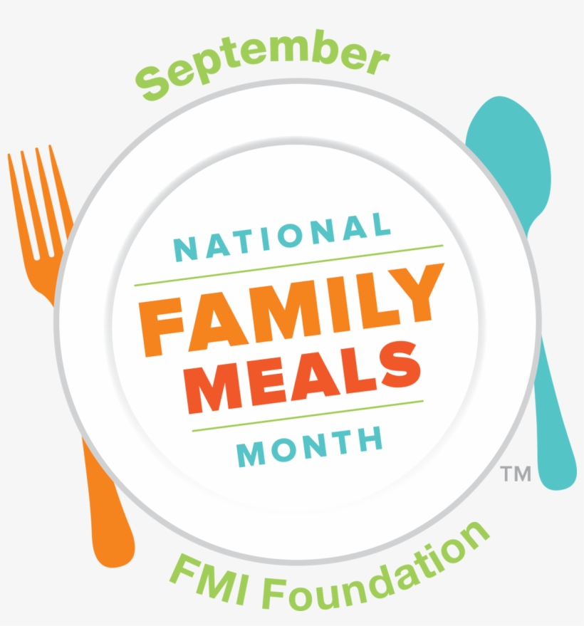 This Month Sit Down With Your Family To Nourish Your - September Is Family Meals Month, transparent png download