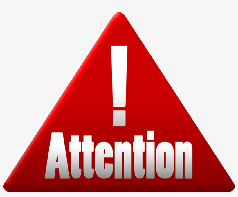 Attention Sign - Symbol For Important Information PNG Image ...
