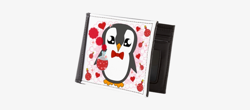 #valentines #penguin #love #romance #goldfishdreamsdesigns - Royal Lion Men's Wallet Billfold Four, transparent png download