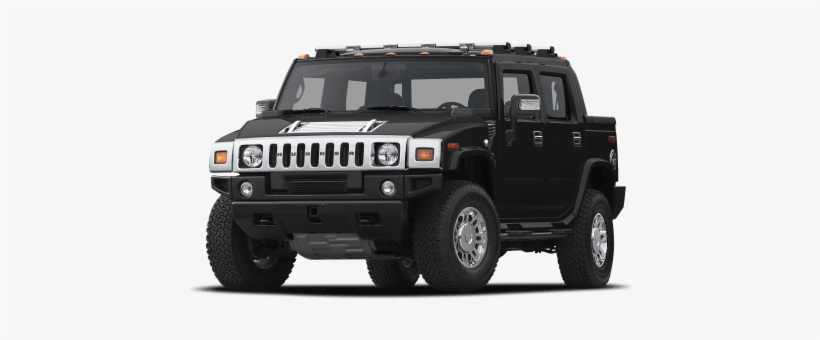 2008 Hummer H2 - Hummer H2 Pick Up Black, transparent png download