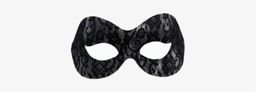 Black Lace Eye Mask Perfect For Masquerade Balls " - Black Lace Domino Mask, transparent png download