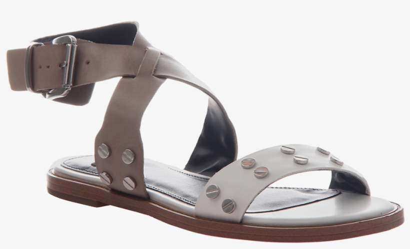 Dine In White Flat Sandals - Women's Madeline Dine Ankle Strap Sandal Shoes, Size, transparent png download