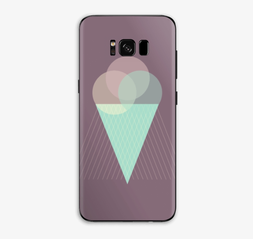 Purple Ice Cream - Ice Cream Cone, transparent png download