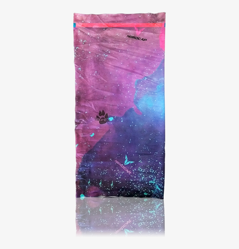 Nordcap Buff Purple Galaxy - Scarf, transparent png download