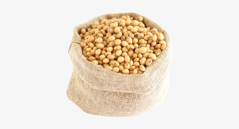 Leaves Sack Of Soybeans - Soya Beans, transparent png download