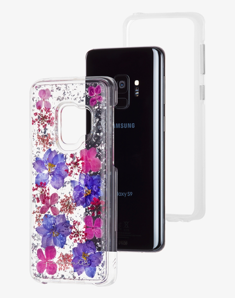Purple Karat Petals Case For Samsung Galaxy S9, Made - Samsung Galaxy S9, transparent png download