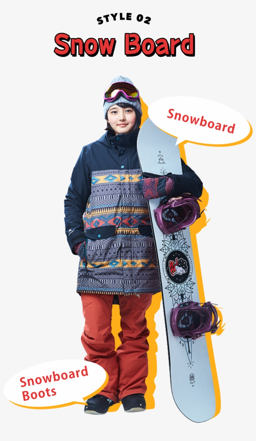 Style02 Bord - Skiing, transparent png download