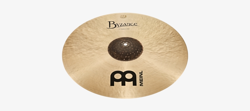 Meinl Cymbals Byzance Traditional Polyphonic Ride Cymbal - Meinl 23" Byzance Traditional Medium Ride Cymbal, transparent png download