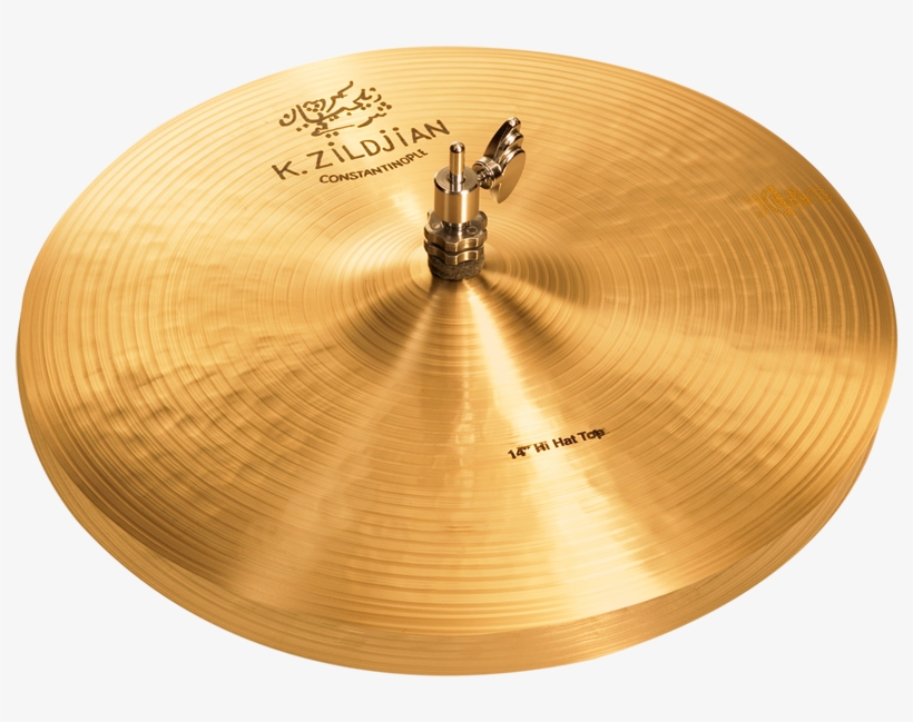 Zildjian K1072 14" K Zildjian Series Constantinople - Zildjian 14" K' Constantinople Hi-hat, transparent png download