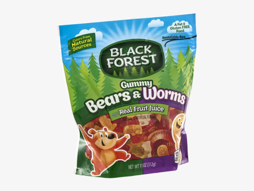 Black Forest Gummy Bears & Worms - 11 Oz Pack, transparent png download