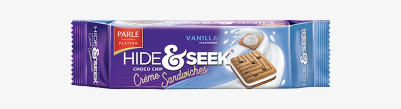 2018 10 16 05 04 43 Creme Sandwiches Vanilla - Parle Hide & Seek Chocolate Chip Cookies, transparent png download