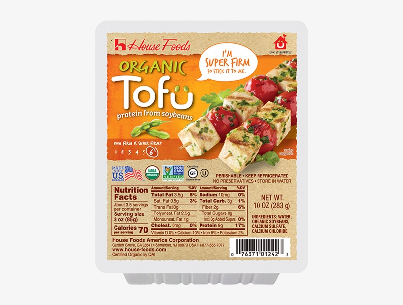Organic Tofu Super Firm - House Foods Organic Tofu, transparent png download