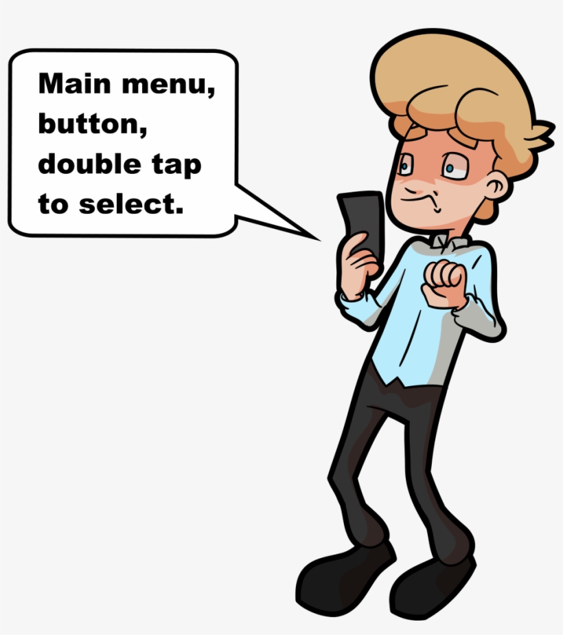 Man Looking In Horror At His Cellphone, Which Is Telling - Husband, transparent png download