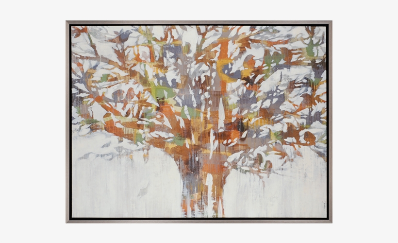 Hide And Seek - Paragon Silver Branches By Jardine Framed Painting, transparent png download