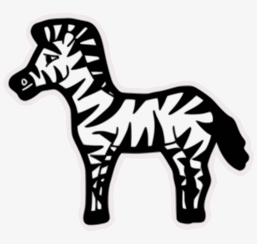 Clipart - Zebra - Animal Figure, transparent png download