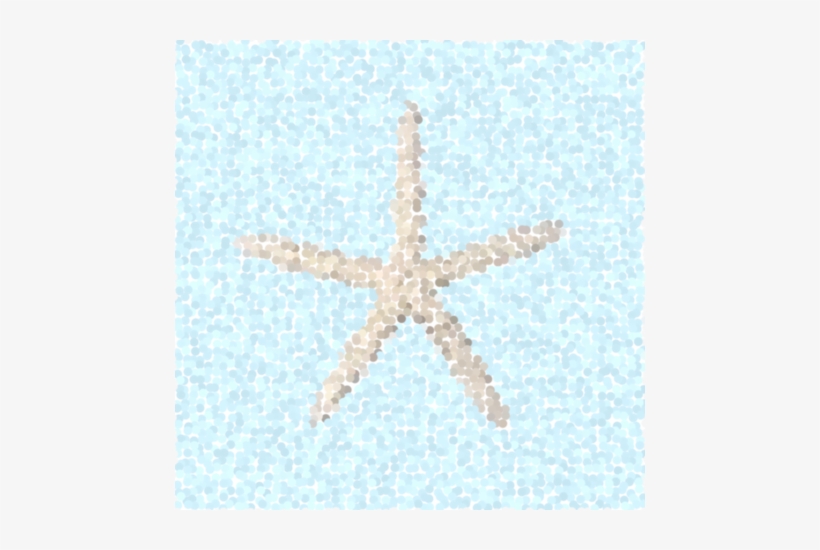 Nautical White Finger Starfish Fabric By Ottdesigns - Starfish, transparent png download