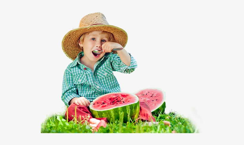 Kid Eating Water Melon - Eating Watermelon Transparent, transparent png download