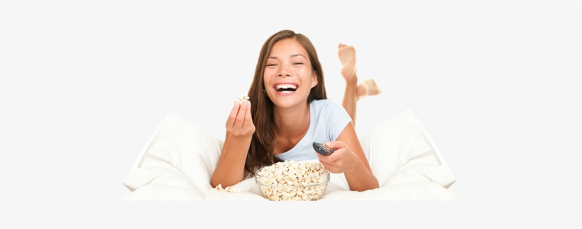 Girl Hero Ph - Comer Pipoca, transparent png download