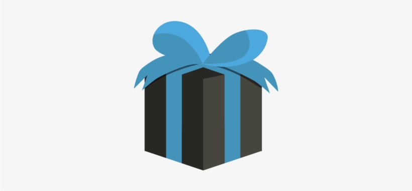 Happy Birthday Gift Black Blue - Birthday, transparent png download