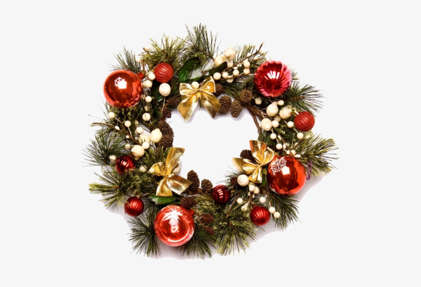 Christmas Wreath - Christmas Wreath Png, transparent png download