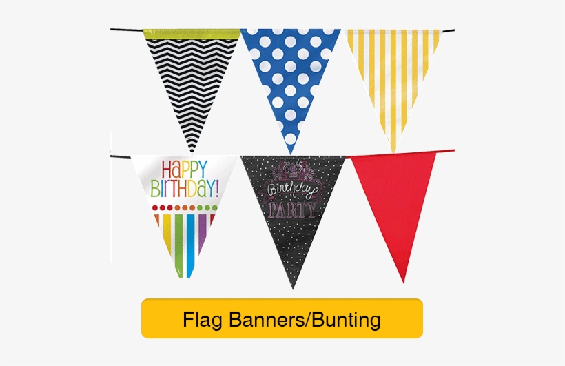Flag Banners/bu - - Rainbow Birthday 12' Flag Banner Decoration (each), transparent png download