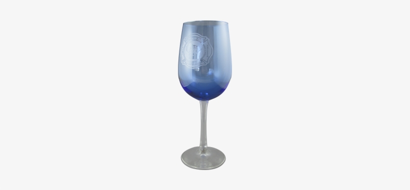 5oz Wsfca Blue Wine Glass - Blue Wine Glass Png, transparent png download