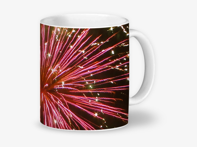 Caneca Fogos De Letícia Molinaresna - Fireworks, transparent png download