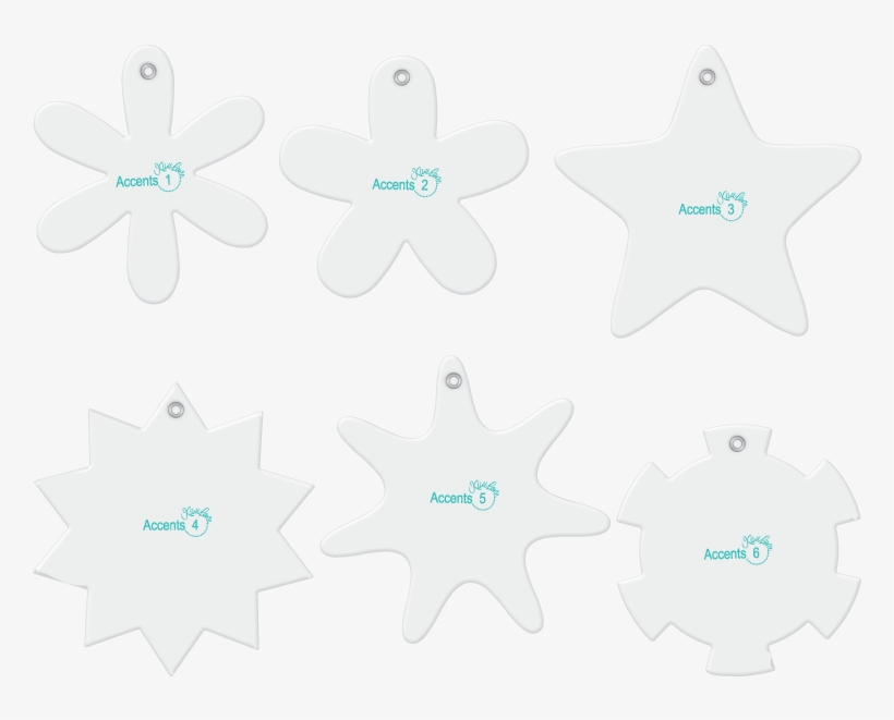Accents Designer Template Accessory Set - Star Pick, transparent png download