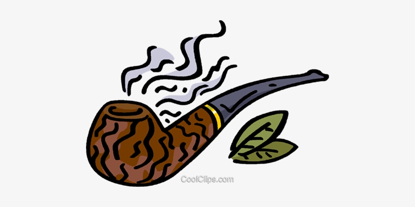 Pipe And Tobacco Royalty Free Vector Clip Art Illustration - Pfeife Clipart, transparent png download