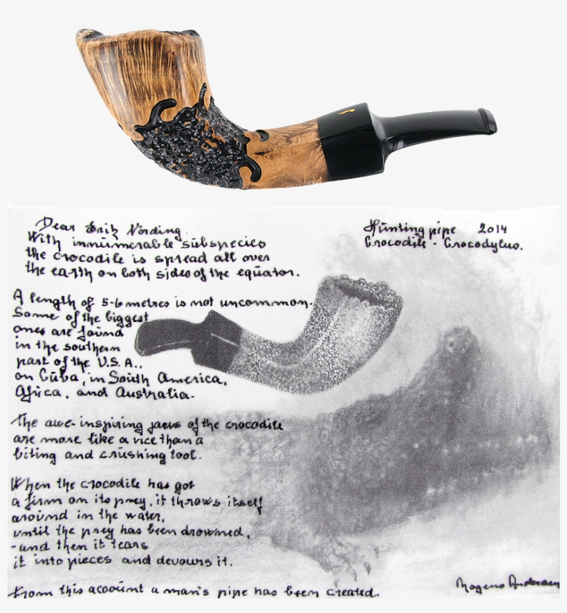 Nording 2014 Hunter Pipe Crocodile Carved - Chair, transparent png download